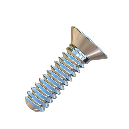 Allied Titanium #4-40 x 3/8 in Phillips Flat Machine Screw, Plain Titanium 0001274
